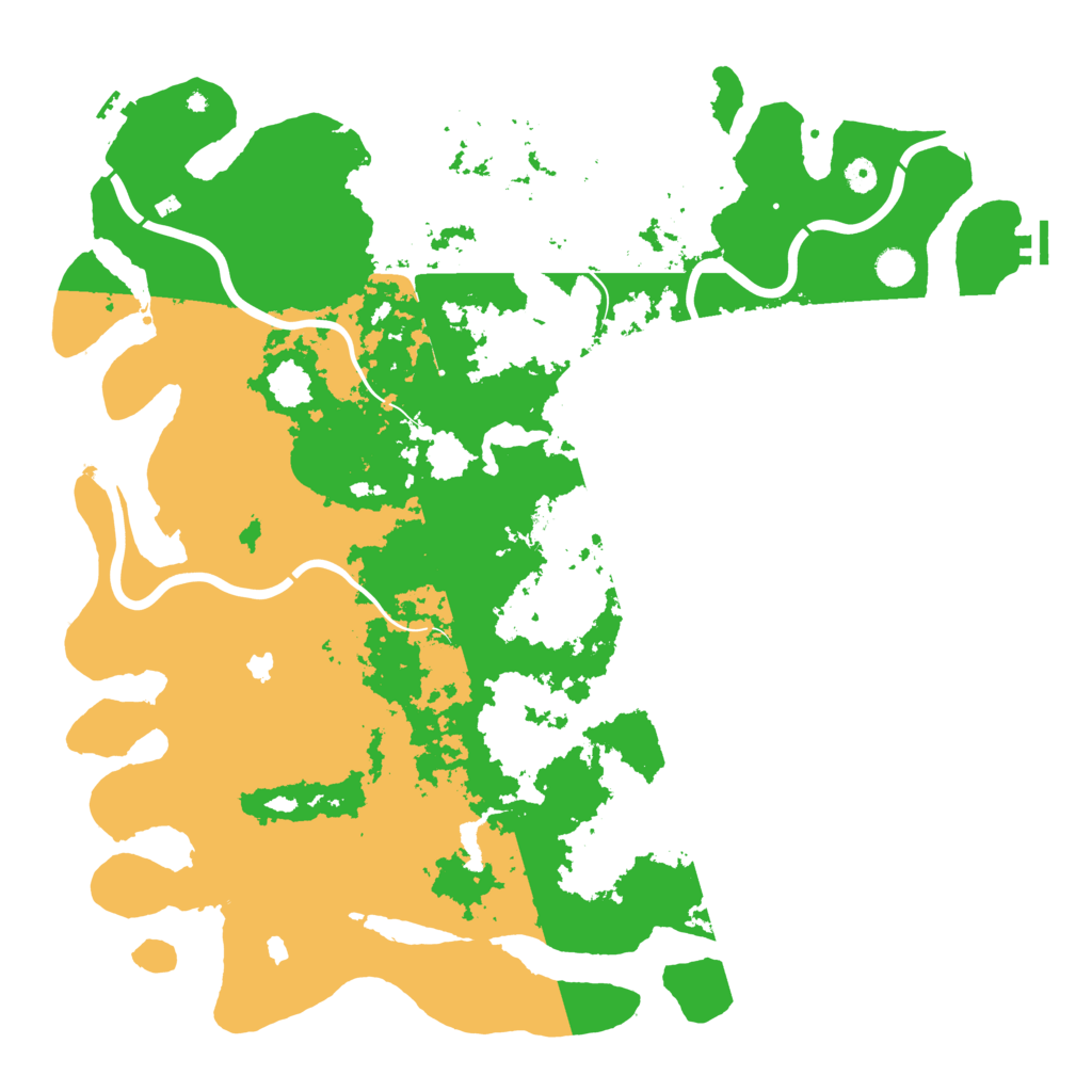 Biome Rust Map: Procedural Map, Size: 5000, Seed: 1180907102