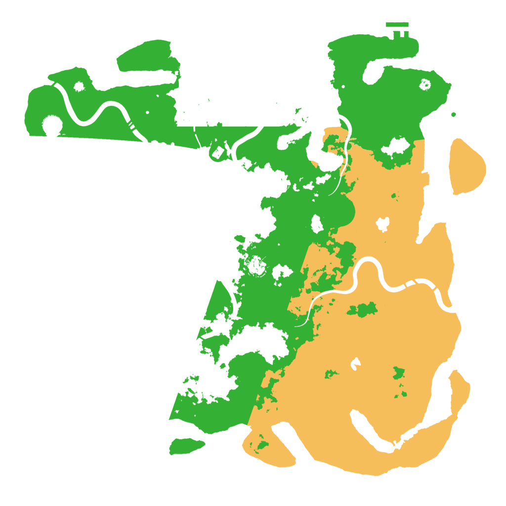 Biome Rust Map: Procedural Map, Size: 4500, Seed: 926408005