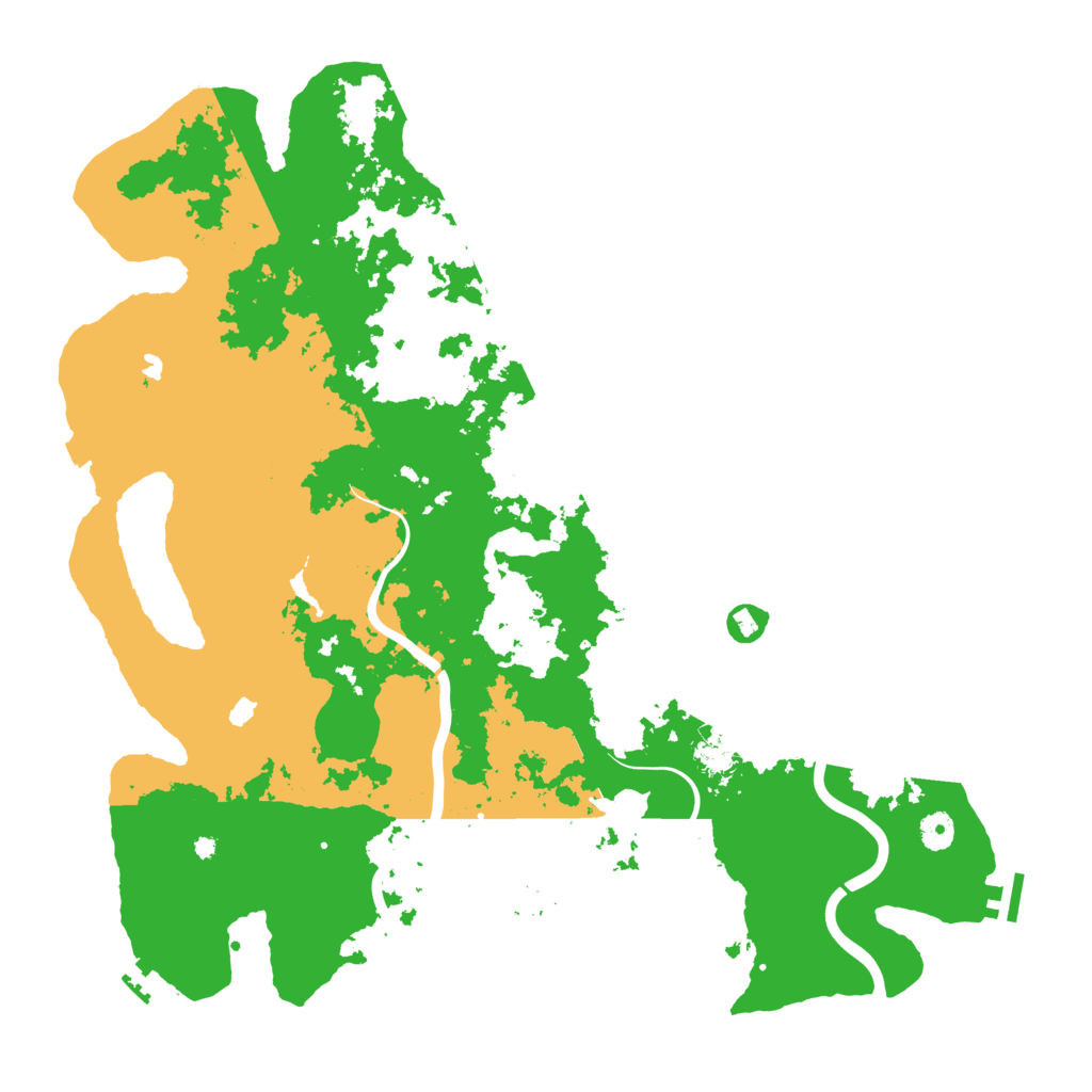 Biome Rust Map: Procedural Map, Size: 4500, Seed: 206131562