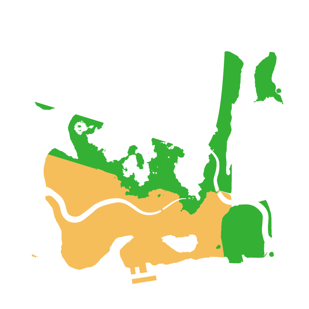 Biome Rust Map: Procedural Map, Size: 2550, Seed: 2116679265