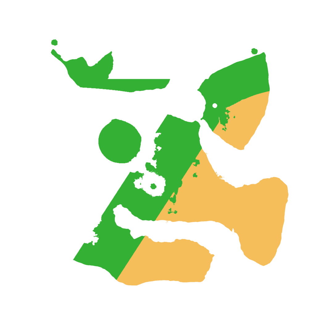 Biome Rust Map: Procedural Map, Size: 2000, Seed: 124221