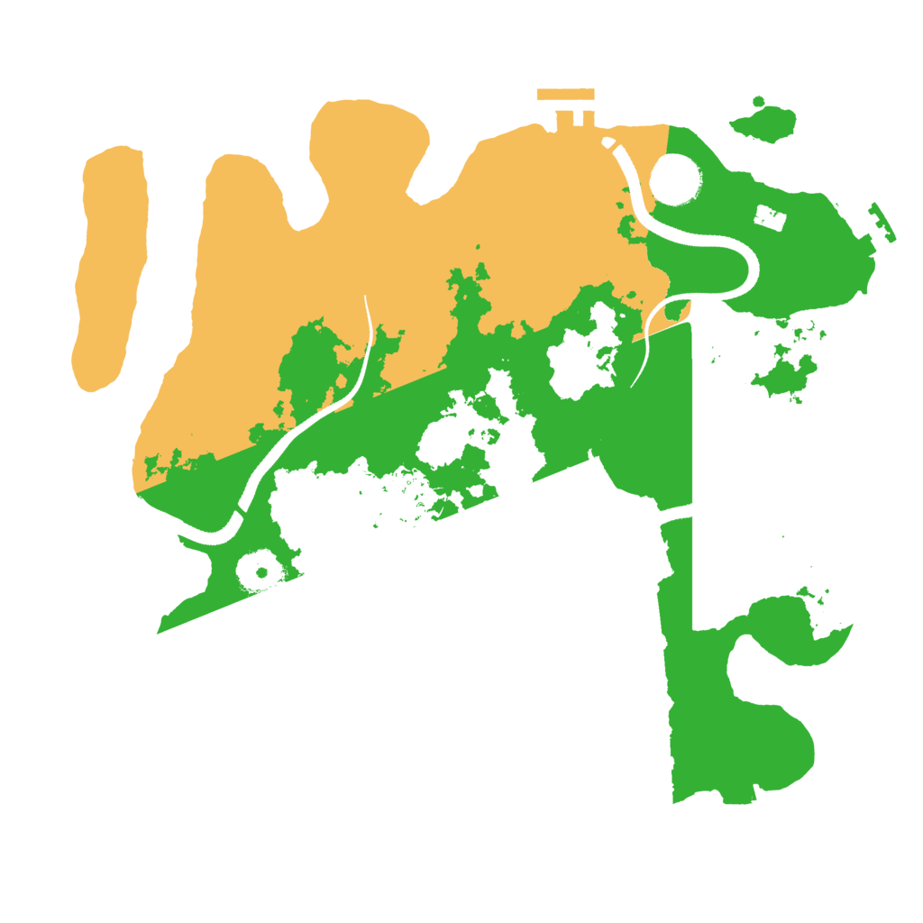 Biome Rust Map: Procedural Map, Size: 3250, Seed: 1615830591