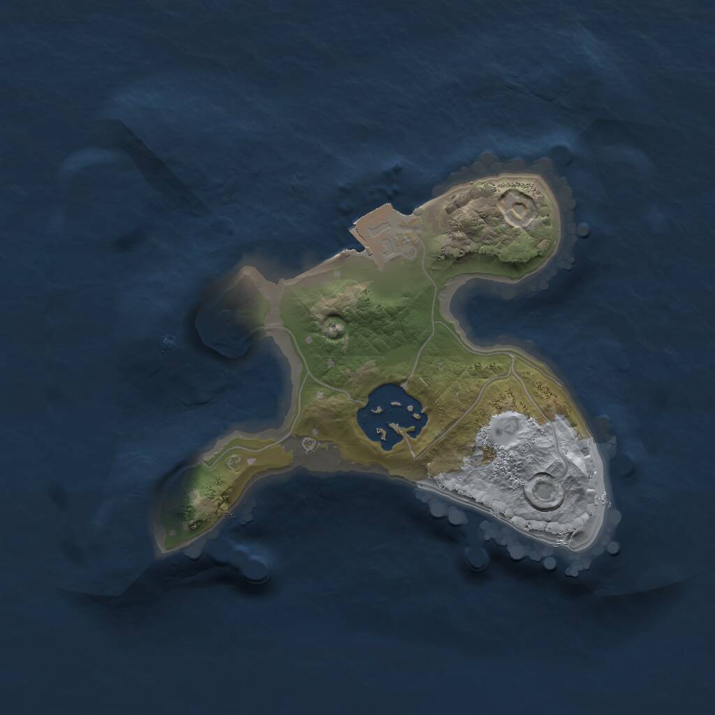 Rust Map: Procedural Map, Size: 1700, Seed: 476, 2 Monuments