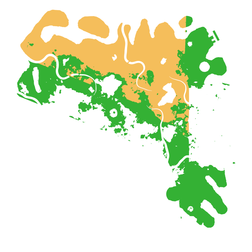 Biome Rust Map: Procedural Map, Size: 4632, Seed: 1665441025