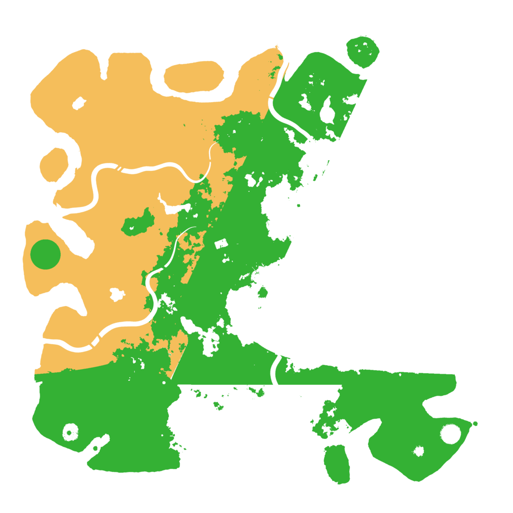 Biome Rust Map: Procedural Map, Size: 4500, Seed: 583504365