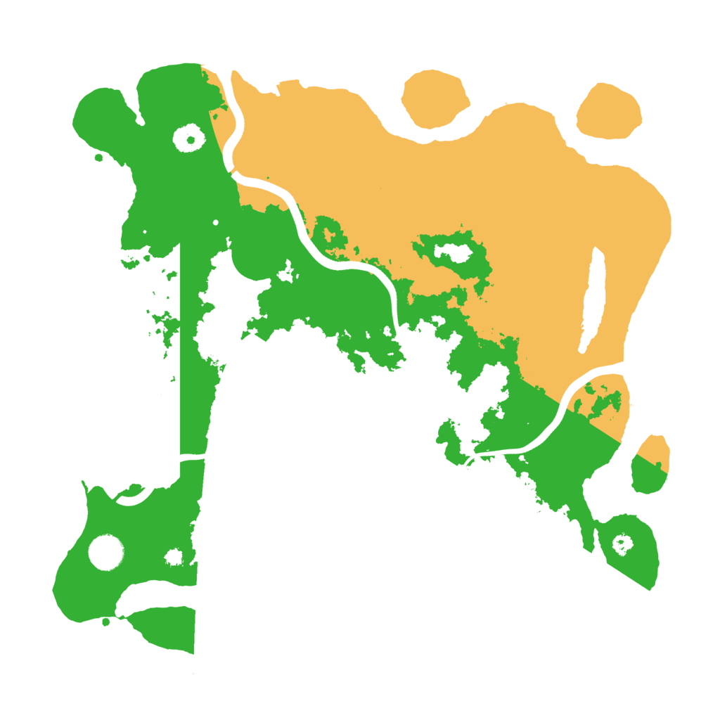 Biome Rust Map: Procedural Map, Size: 3650, Seed: 92472849