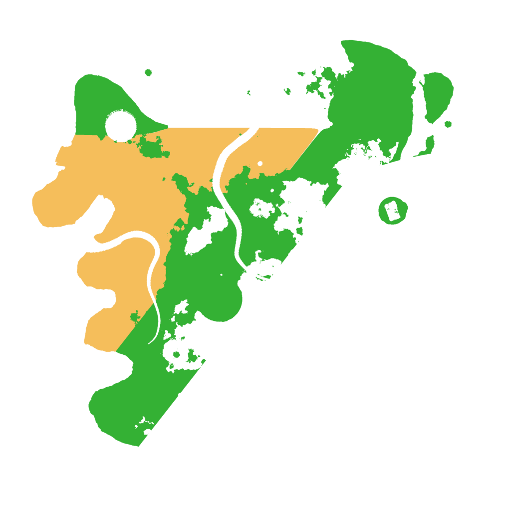 Biome Rust Map: Procedural Map, Size: 3000, Seed: 79941861