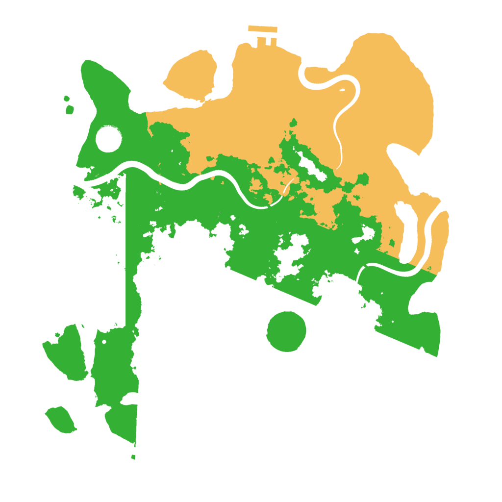 Biome Rust Map: Procedural Map, Size: 3500, Seed: 2009034075