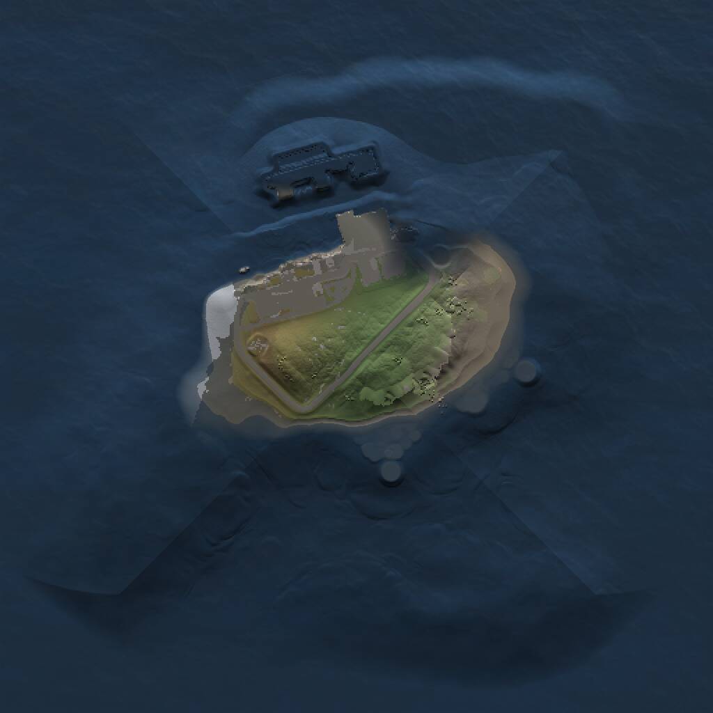 Rust Map: Procedural Map, Size: 1000, Seed: 265144140, 2 Monuments