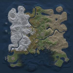 Thumbnail Rust Map: Procedural Map, Size: 4250, Seed: 2064518776, 15 Monuments