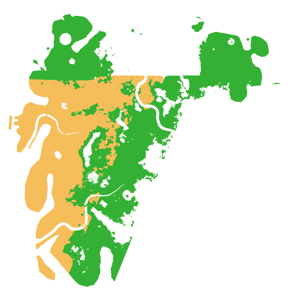 Biome Rust Map: Procedural Map, Size: 4500, Seed: 370908709