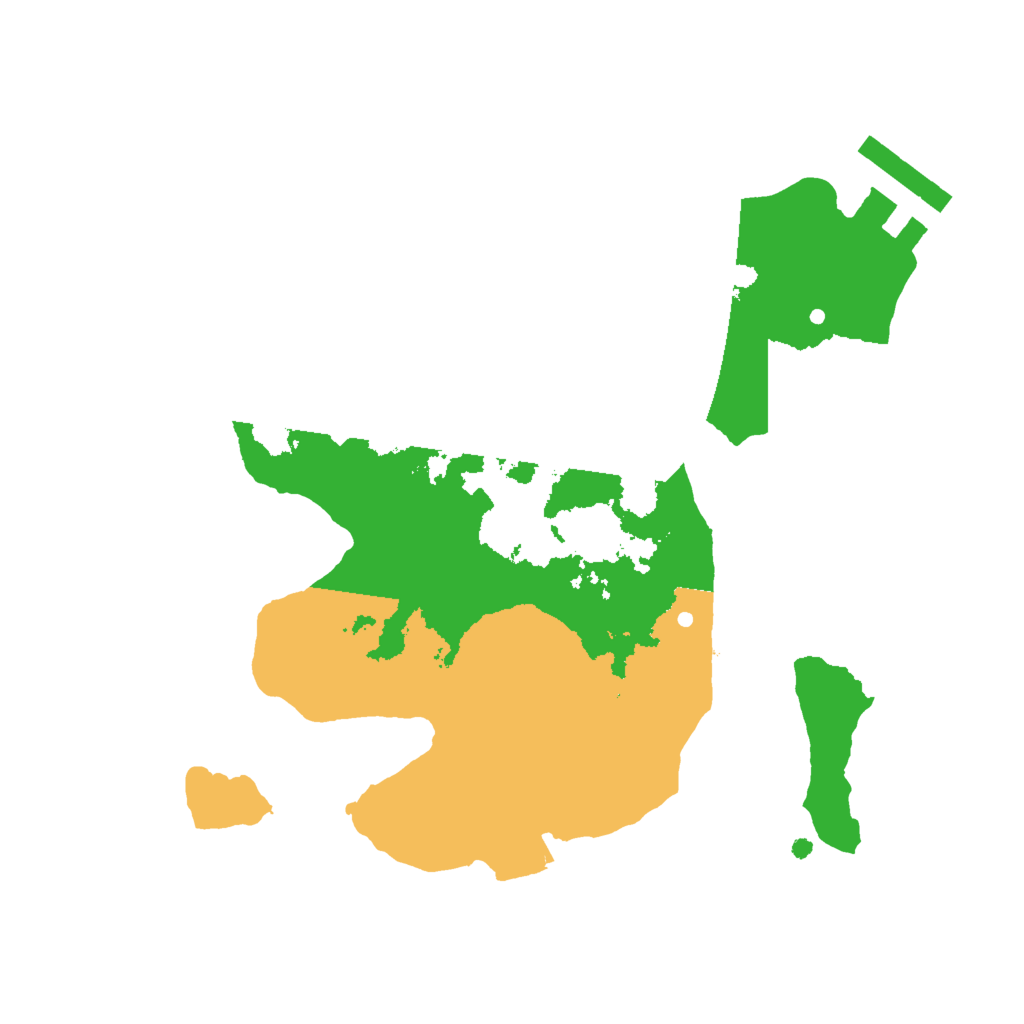 Biome Rust Map: Procedural Map, Size: 2000, Seed: 1528277695