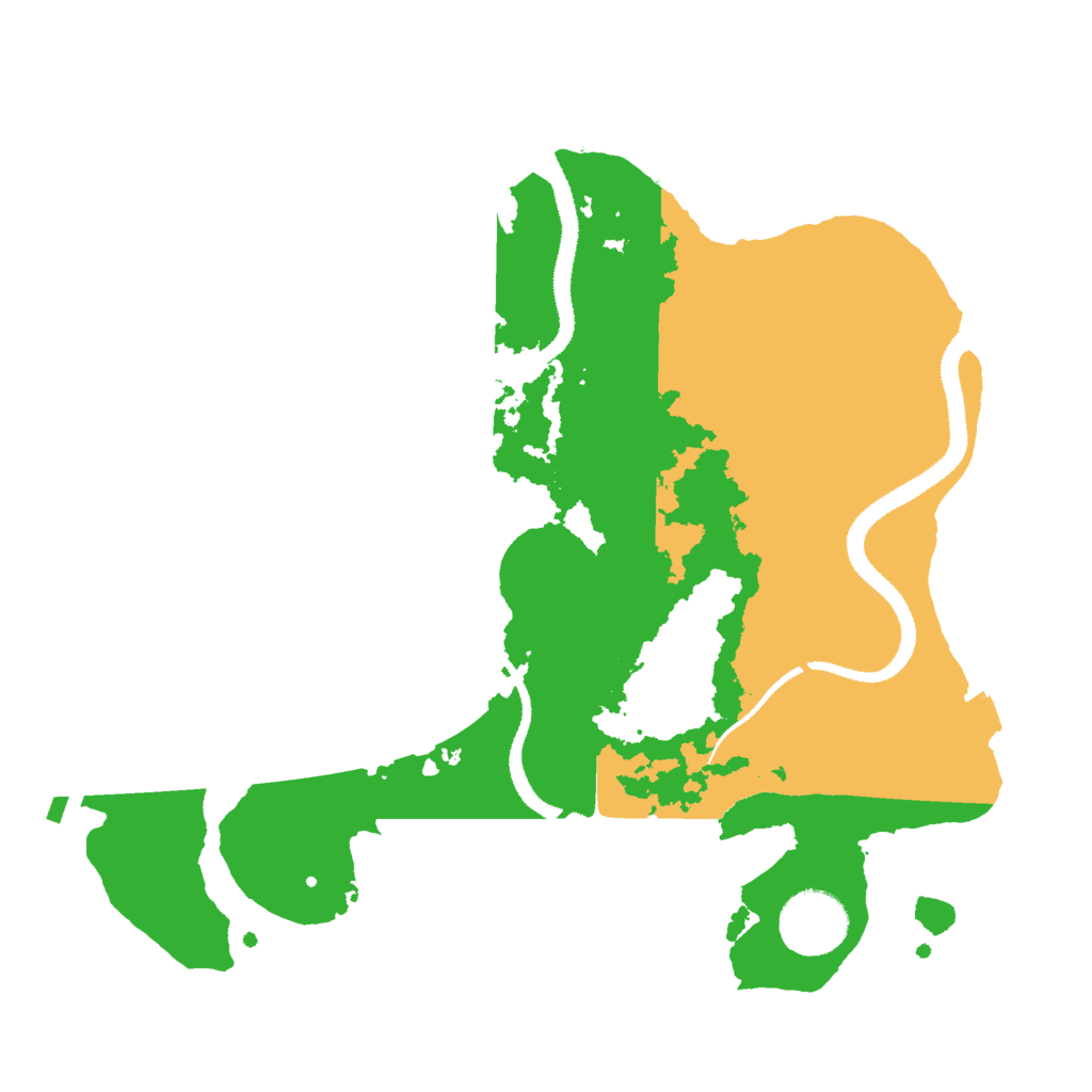 Biome Rust Map: Procedural Map, Size: 3000, Seed: 1100137820