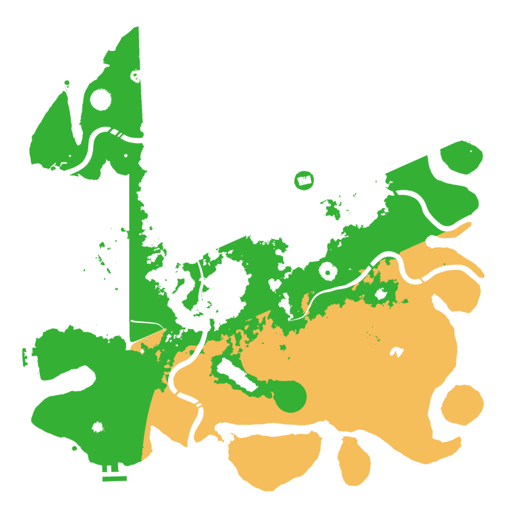 Biome Rust Map: Procedural Map, Size: 4300, Seed: 4700
