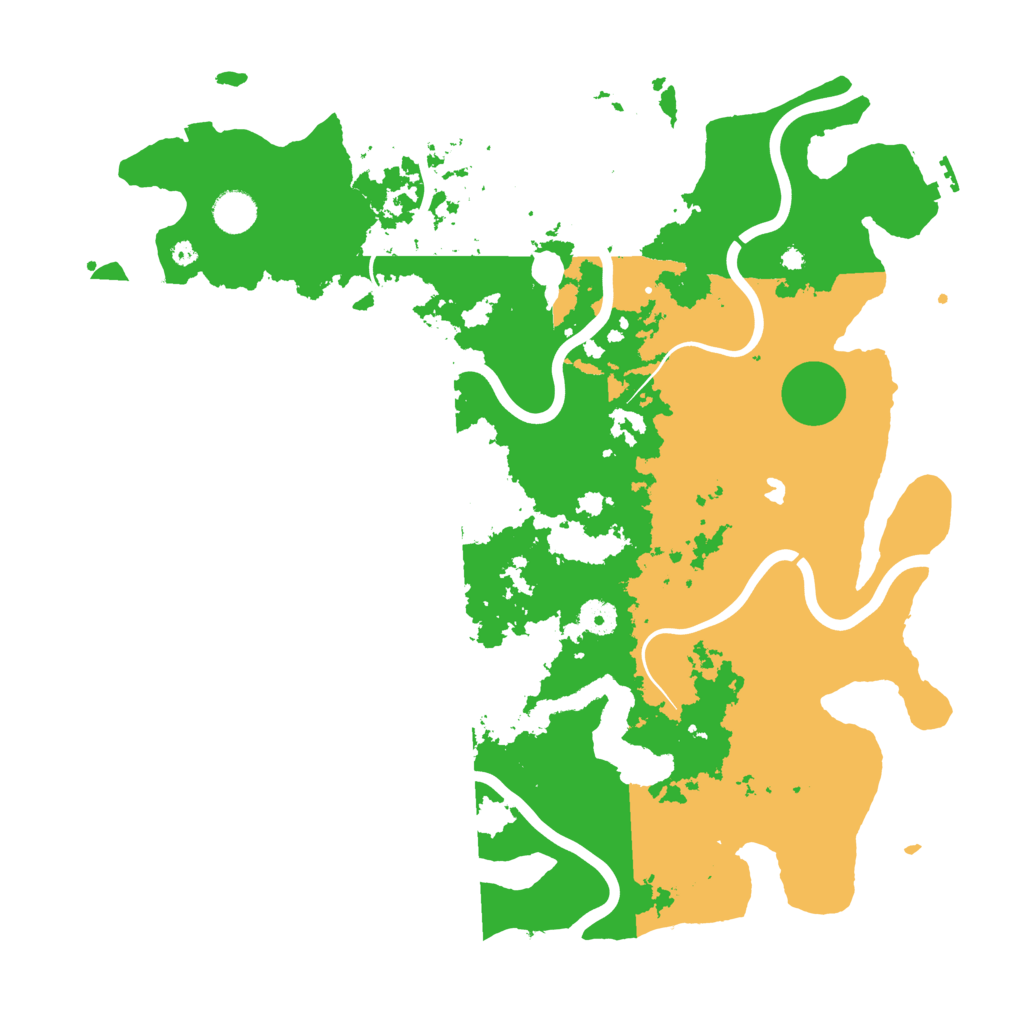 Biome Rust Map: Procedural Map, Size: 4200, Seed: 46837259