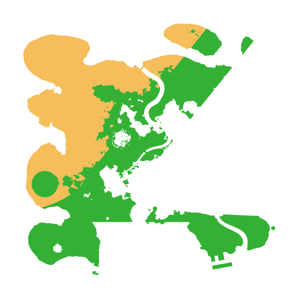 Biome Rust Map: Procedural Map, Size: 3000, Seed: 26030