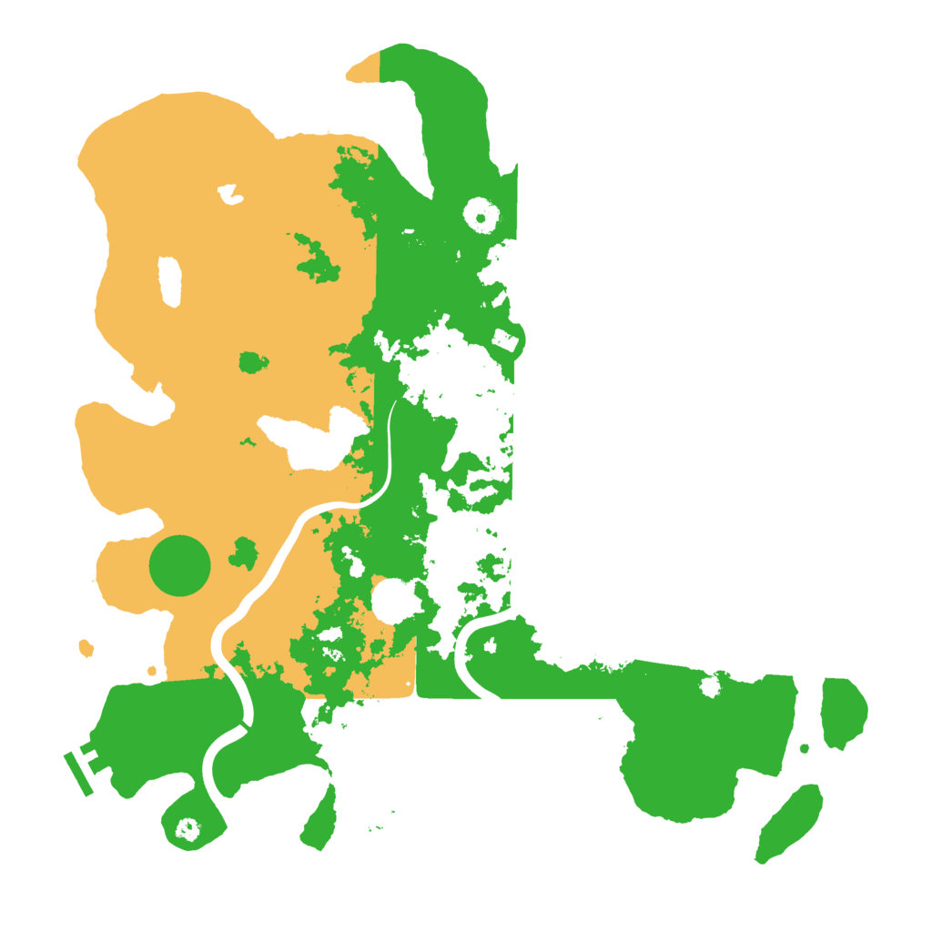Biome Rust Map: Procedural Map, Size: 4000, Seed: 8524