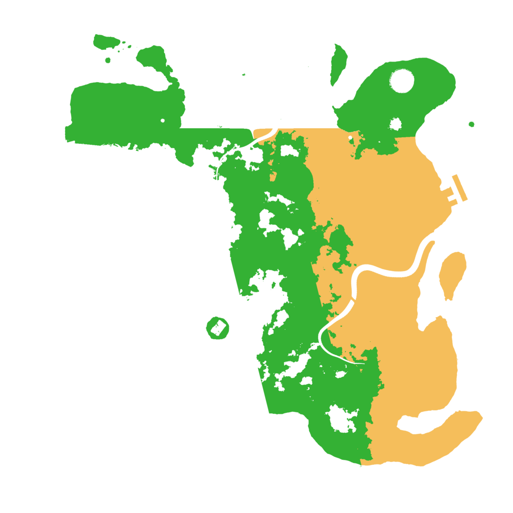 Biome Rust Map: Procedural Map, Size: 3750, Seed: 421151973