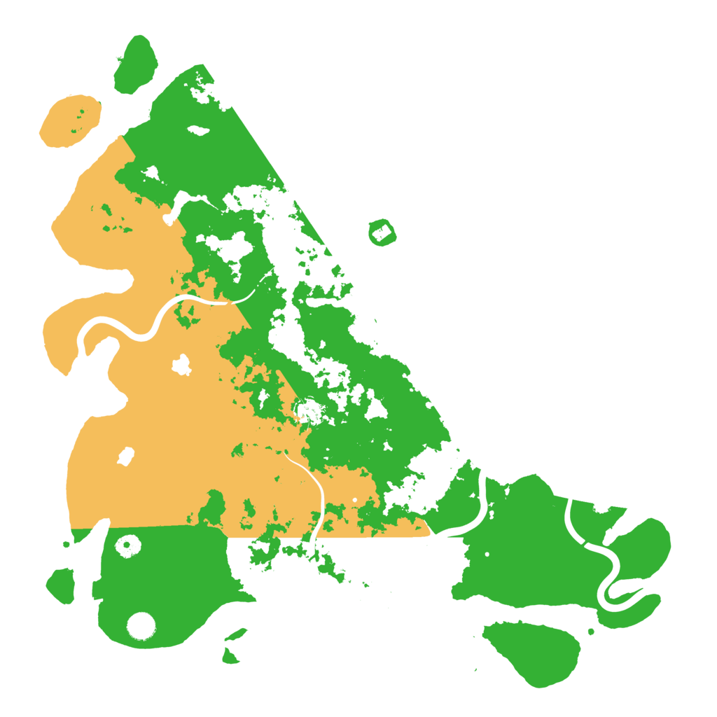 Biome Rust Map: Procedural Map, Size: 4500, Seed: 2124955456