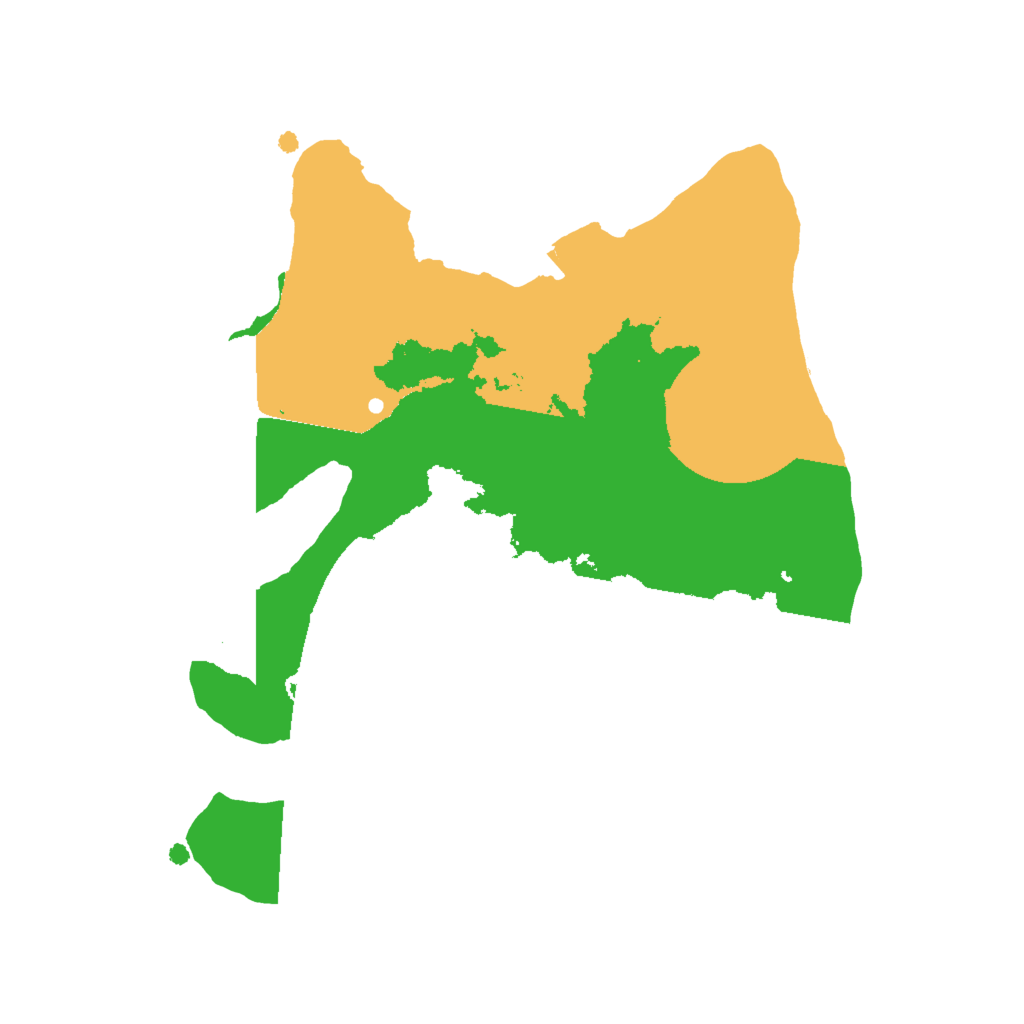 Biome Rust Map: Procedural Map, Size: 2000, Seed: 1161229211
