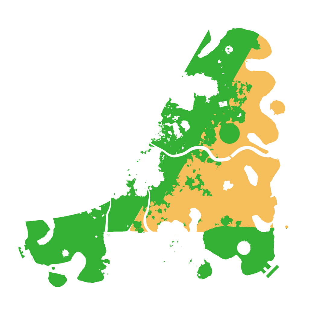 Biome Rust Map: Procedural Map, Size: 4000, Seed: 8888888