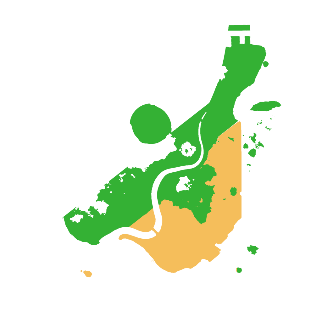 Biome Rust Map: Procedural Map, Size: 2250, Seed: 651