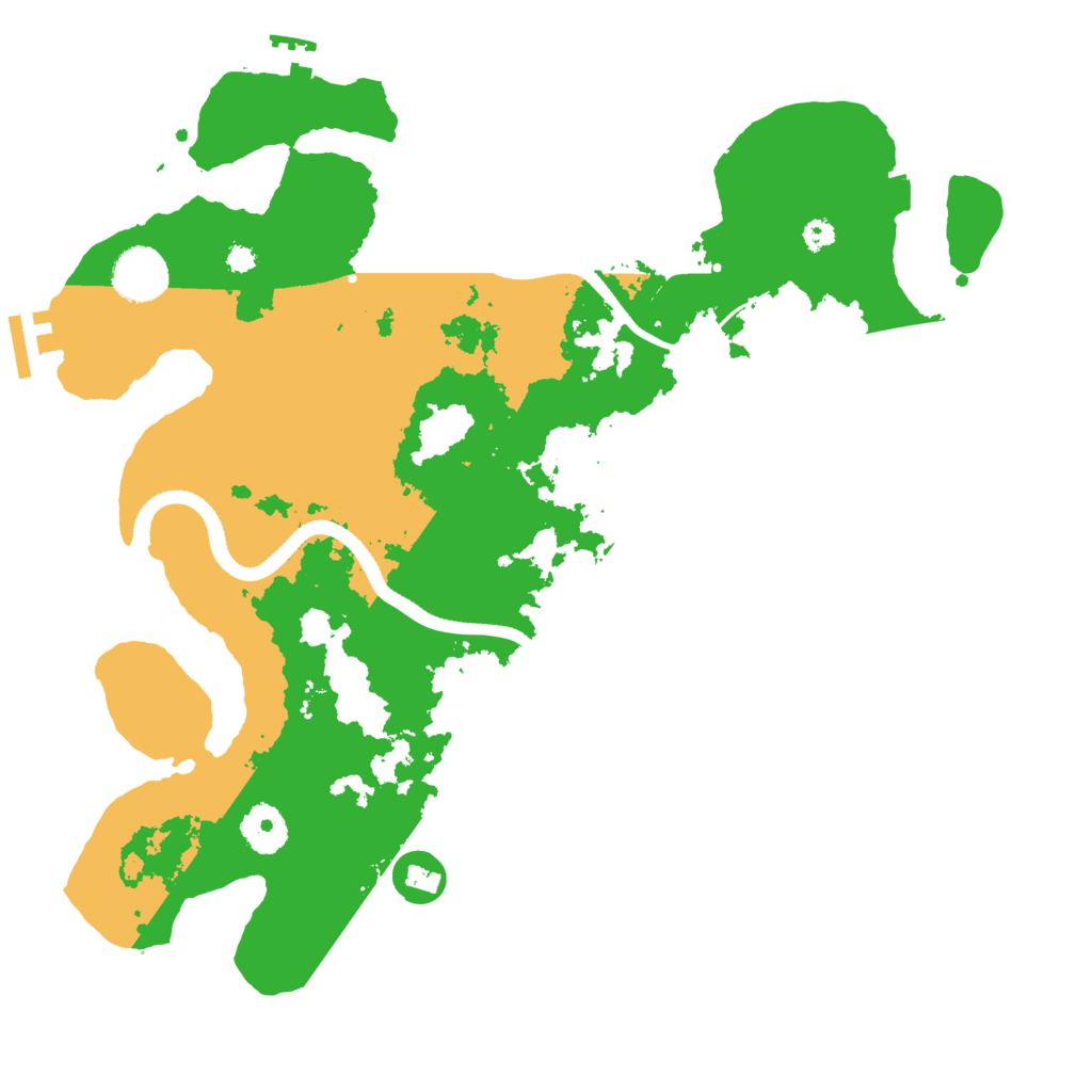 Biome Rust Map: Procedural Map, Size: 3500, Seed: 974016890