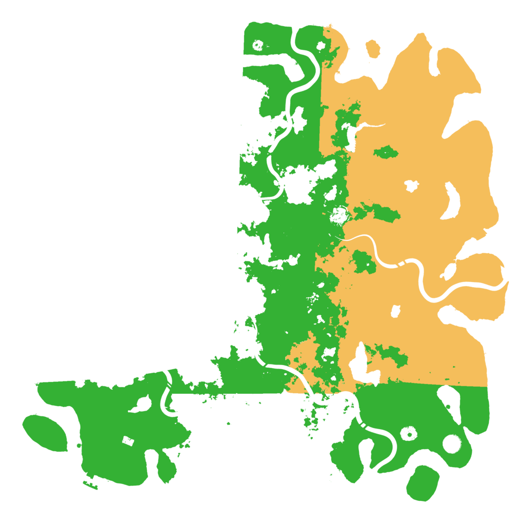 Biome Rust Map: Procedural Map, Size: 5000, Seed: 1030672124