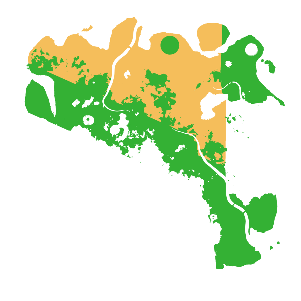 Biome Rust Map: Procedural Map, Size: 4250, Seed: 844869062