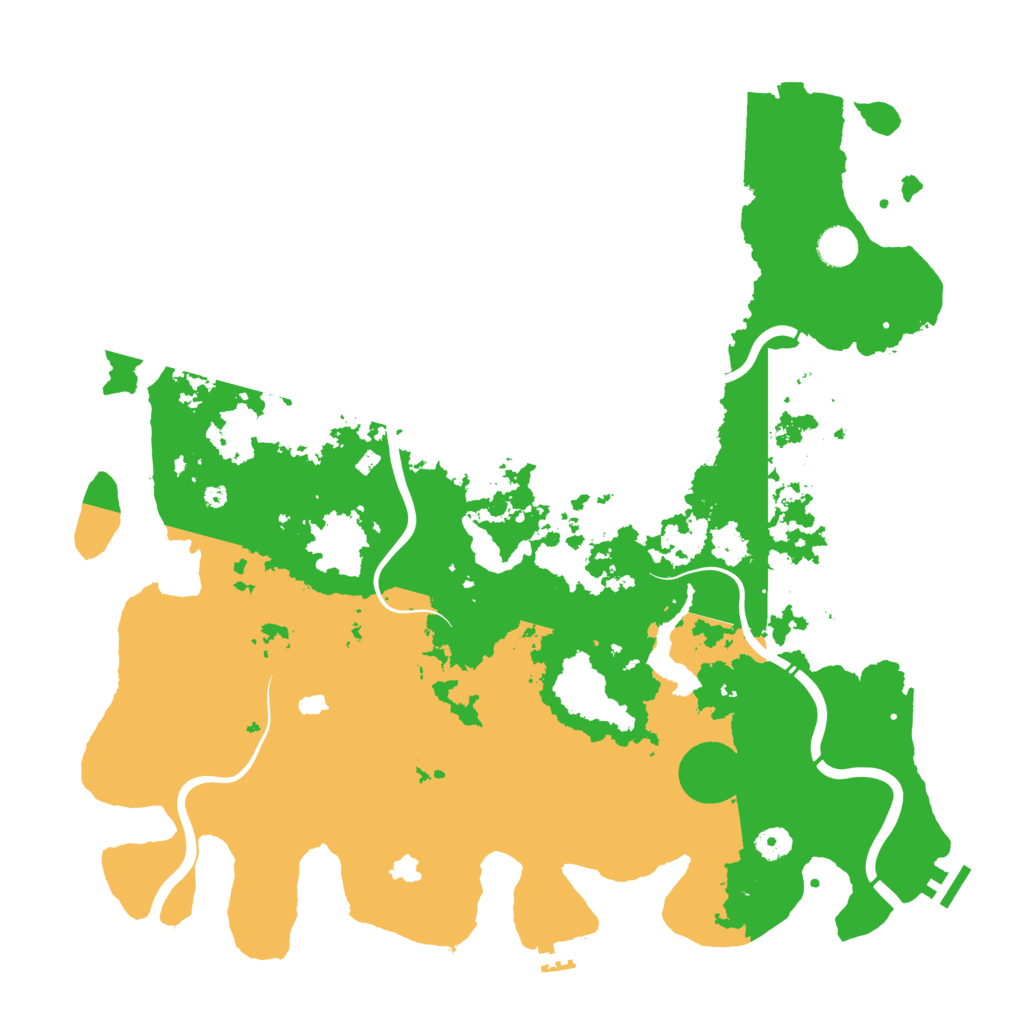 Biome Rust Map: Procedural Map, Size: 4500, Seed: 634567985