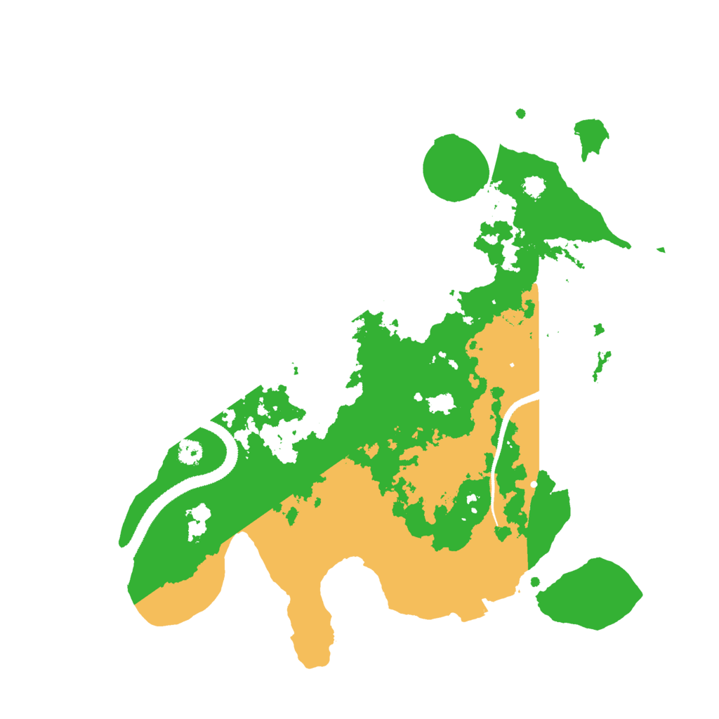 Biome Rust Map: Procedural Map, Size: 3000, Seed: 8425136