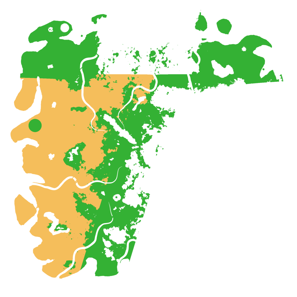 Biome Rust Map: Procedural Map, Size: 6000, Seed: 1337420