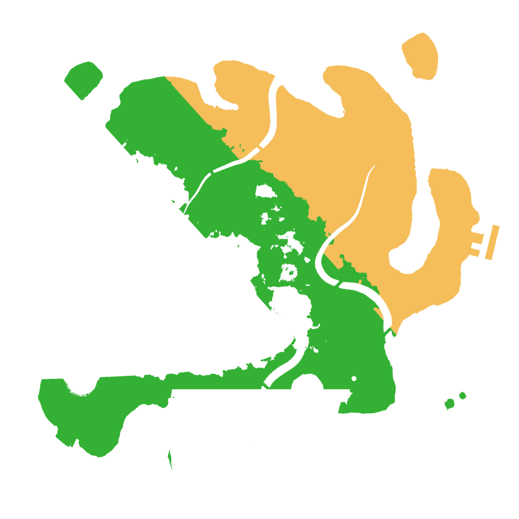 Biome Rust Map: Procedural Map, Size: 3000, Seed: 1114442967
