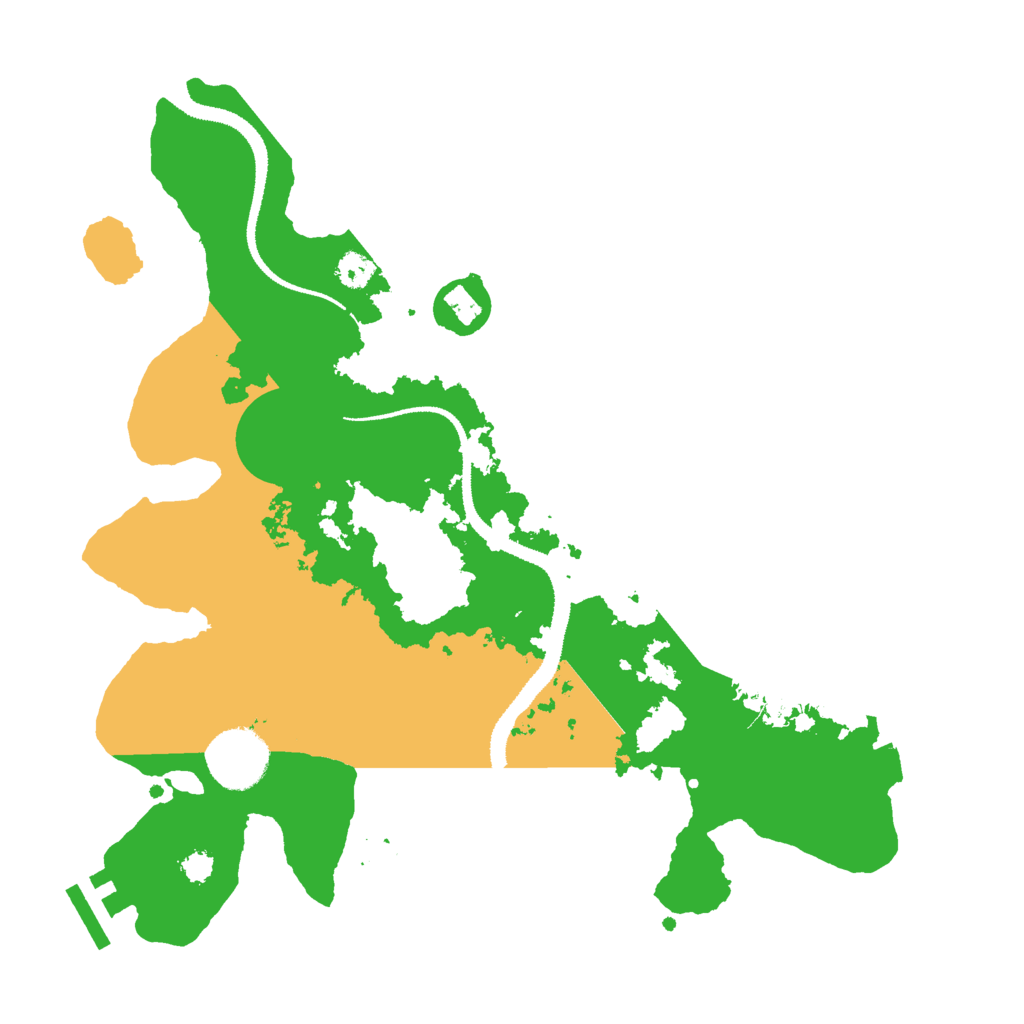 Biome Rust Map: Procedural Map, Size: 3000, Seed: 22882