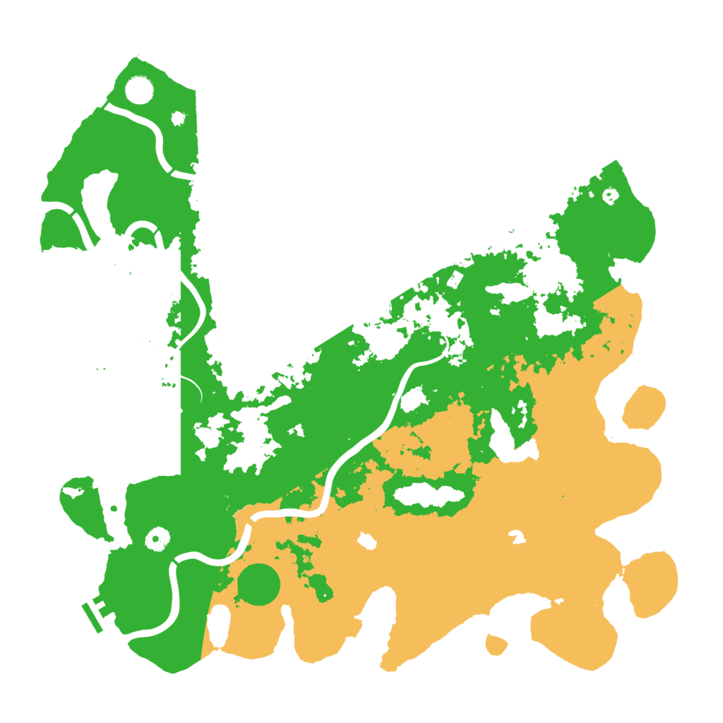 Biome Rust Map: Procedural Map, Size: 4500, Seed: 138851104