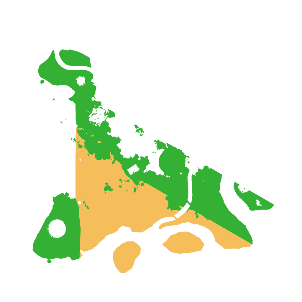 Biome Rust Map: Procedural Map, Size: 3000, Seed: 493705415