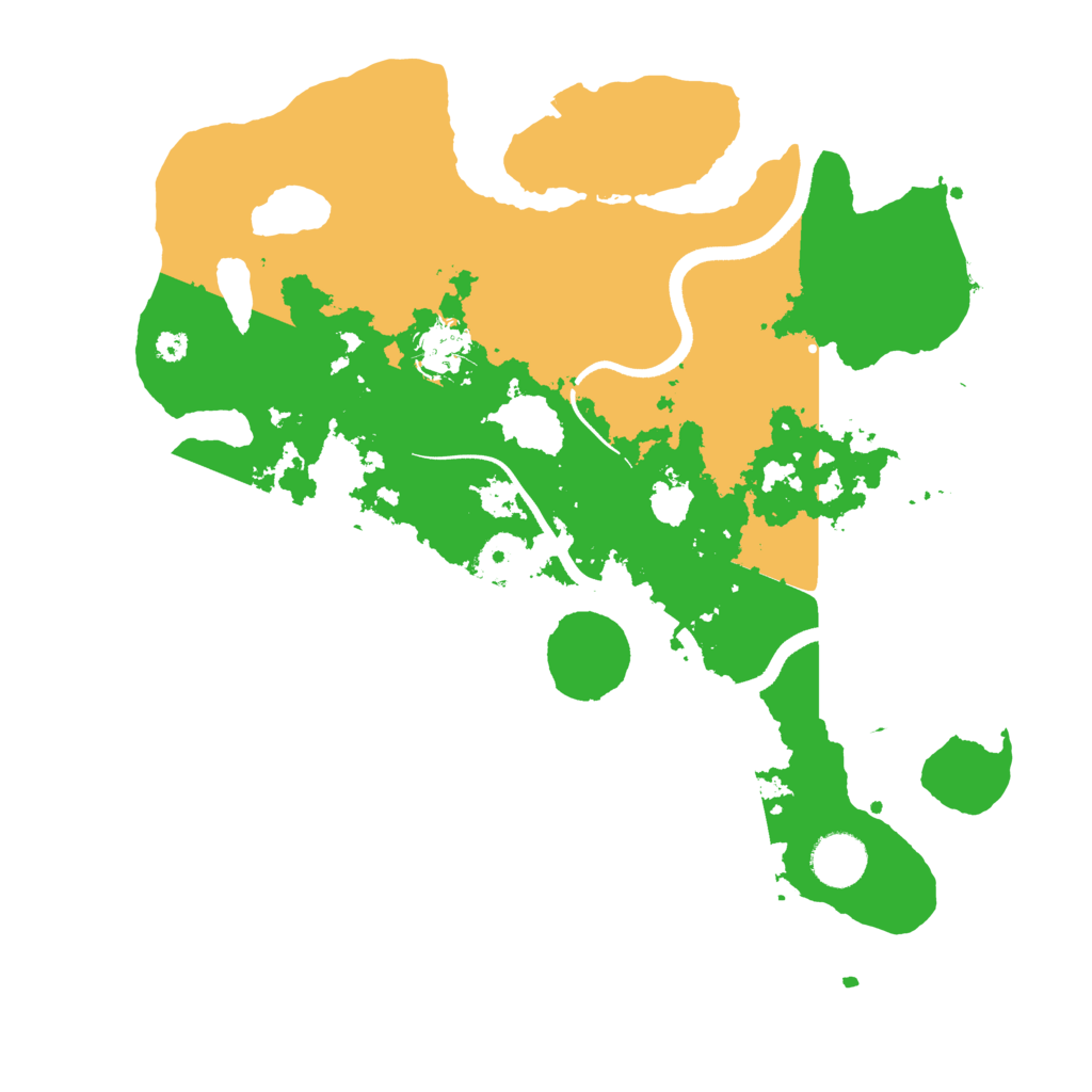 Biome Rust Map: Procedural Map, Size: 3500, Seed: 1948079501