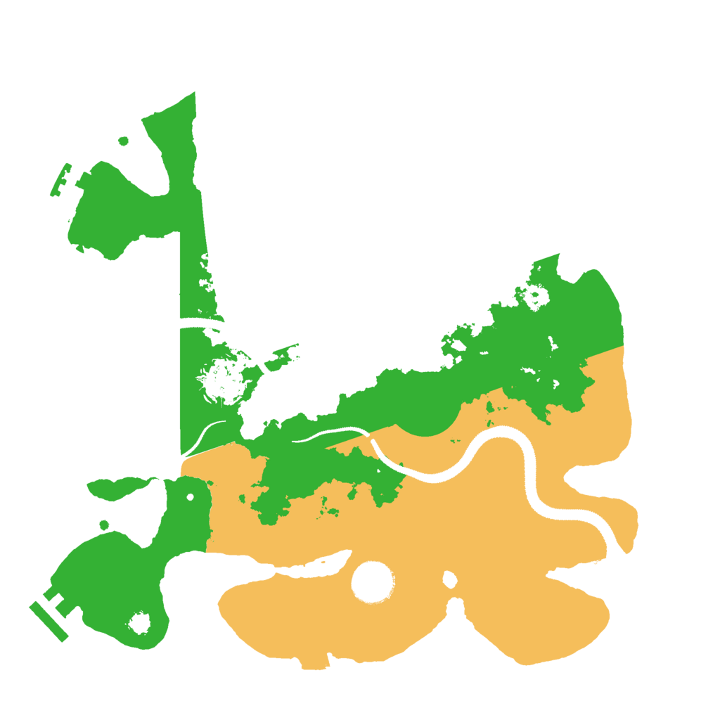 Biome Rust Map: Procedural Map, Size: 3000, Seed: 285529513