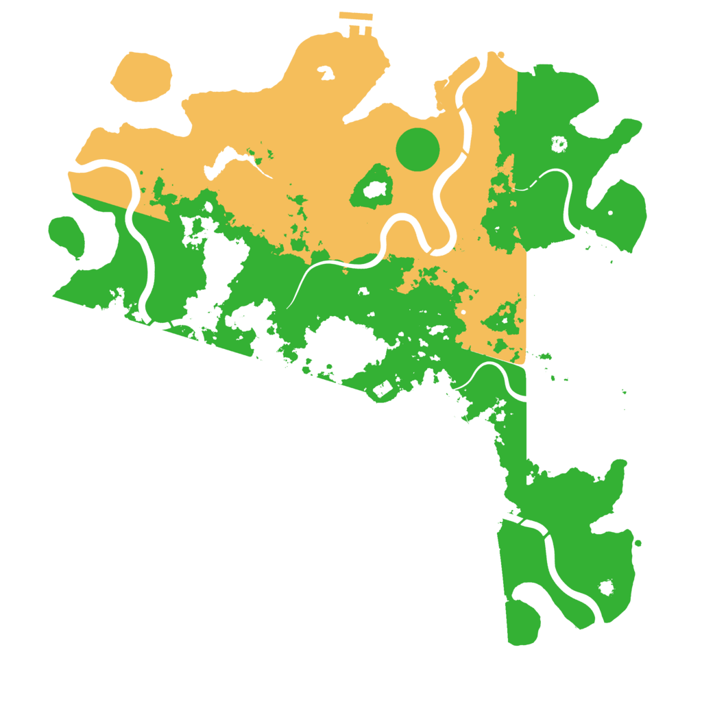 Biome Rust Map: Procedural Map, Size: 4250, Seed: 1993849151