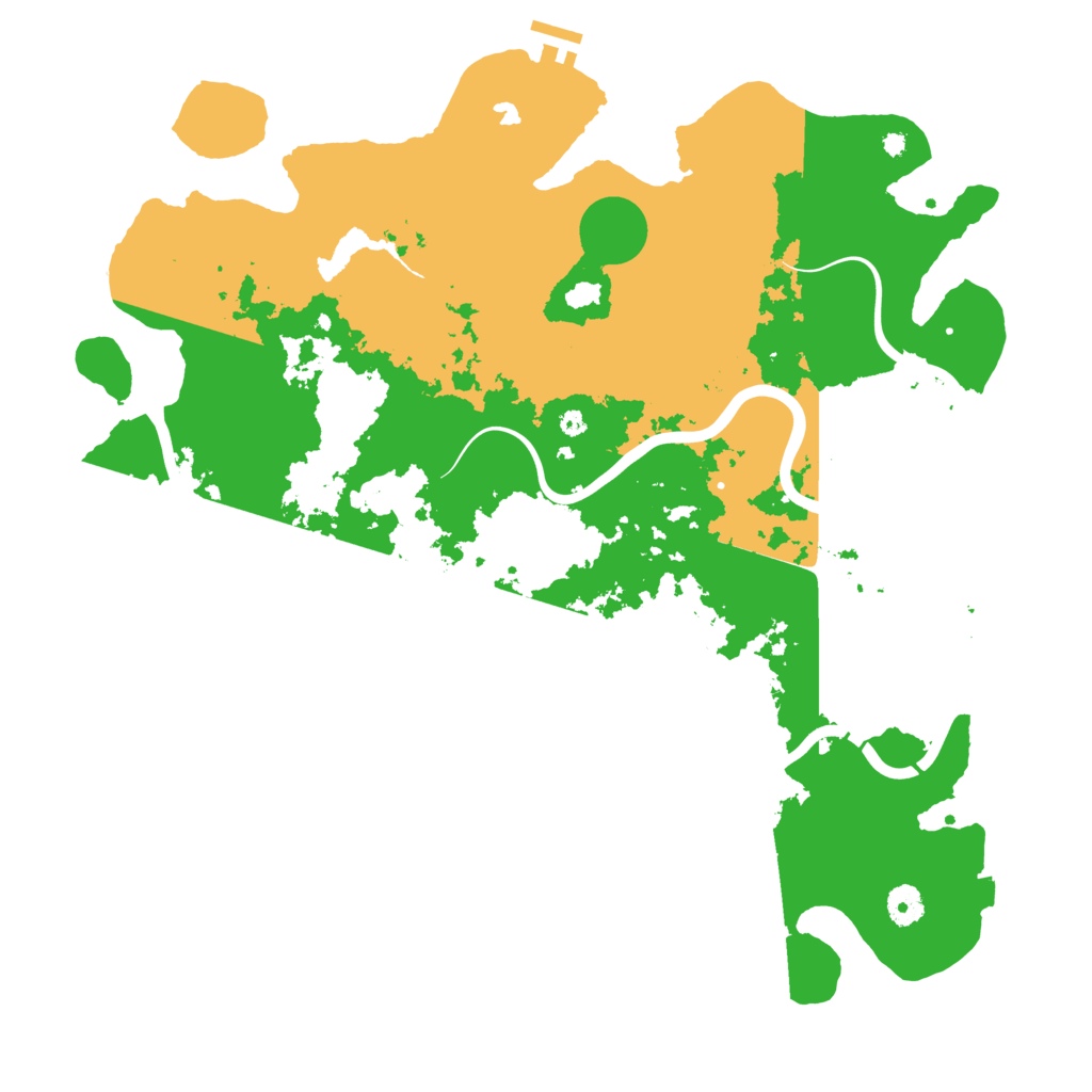 Biome Rust Map: Procedural Map, Size: 4250, Seed: 1993849151