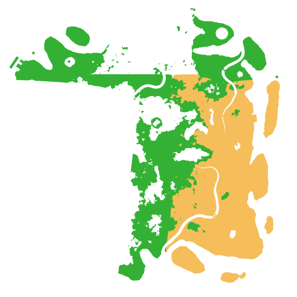 Biome Rust Map: Procedural Map, Size: 4500, Seed: 1988717344