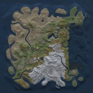 Thumbnail Rust Map: Procedural Map, Size: 4250, Seed: 457947564, 16 Monuments