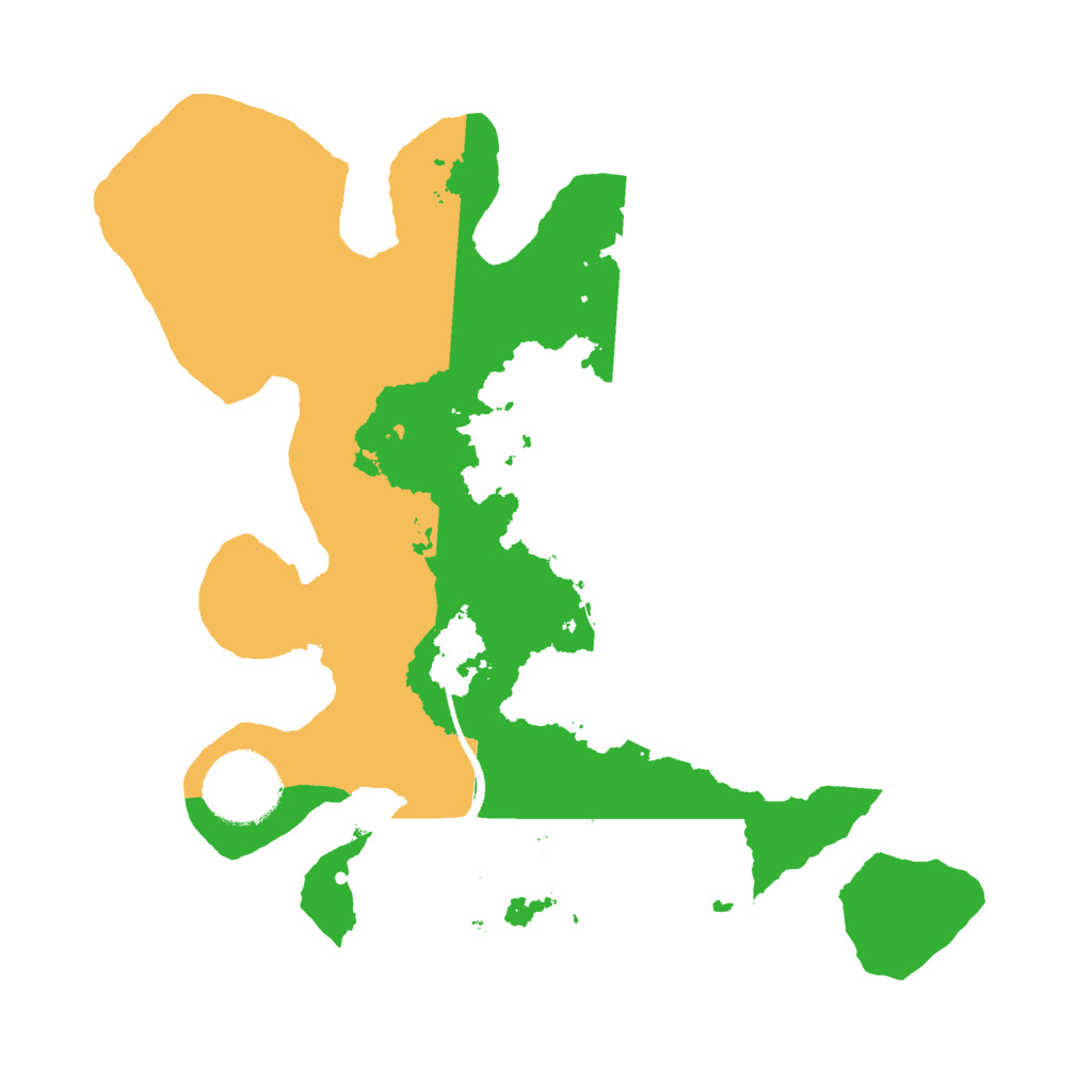 Biome Rust Map: Procedural Map, Size: 2600, Seed: 978612332