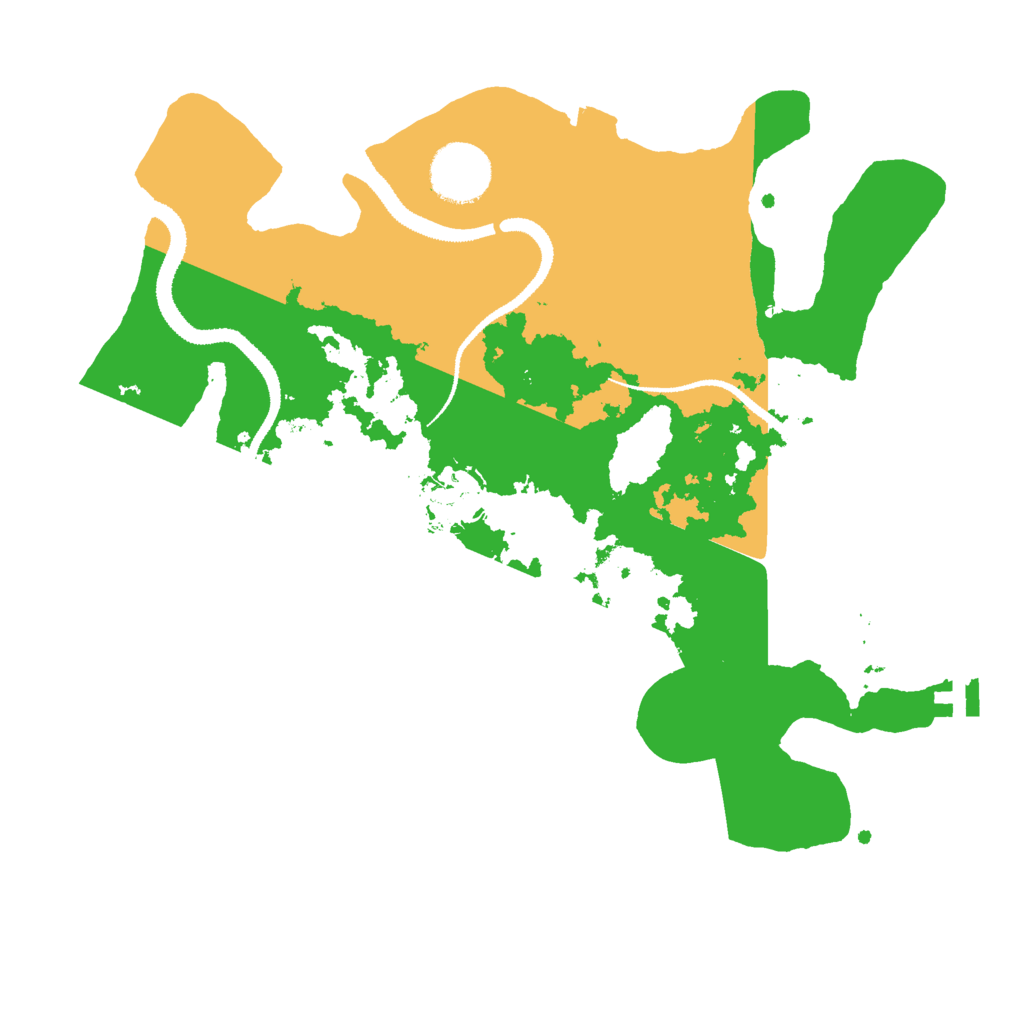 Biome Rust Map: Procedural Map, Size: 3000, Seed: 10922922