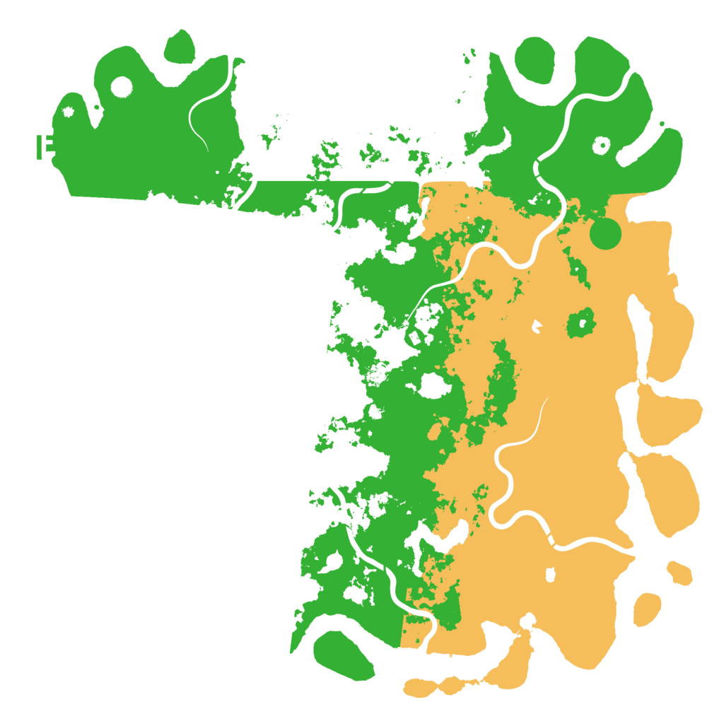 Biome Rust Map: Procedural Map, Size: 6000, Seed: 1988717344