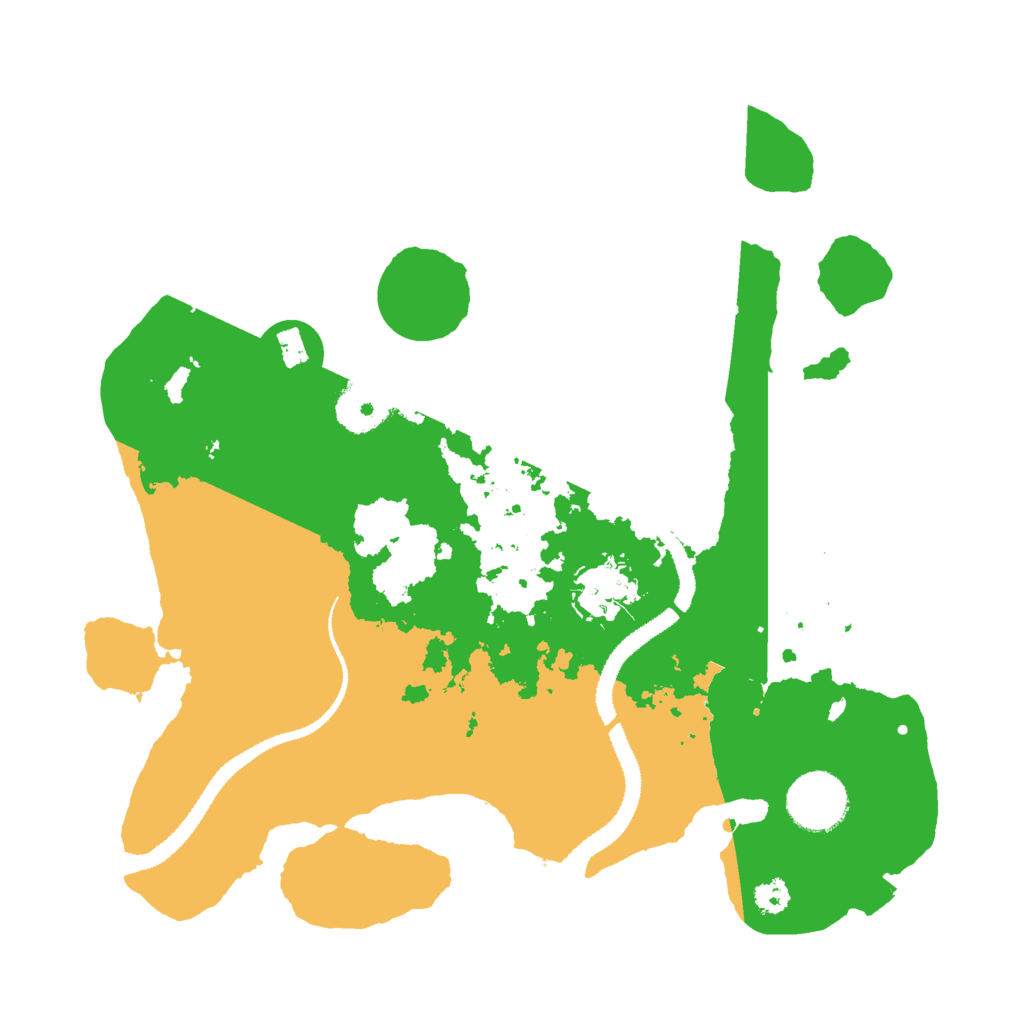 Biome Rust Map: Procedural Map, Size: 3000, Seed: 627315766