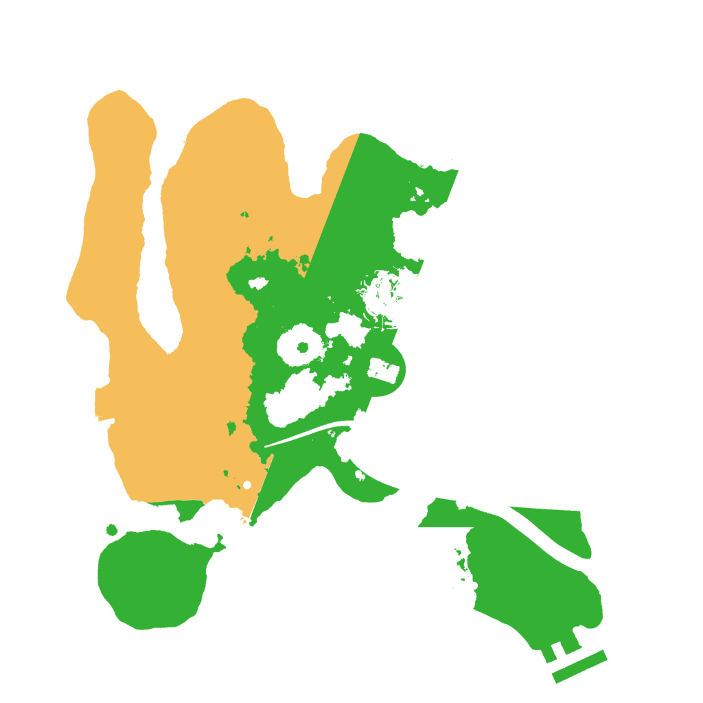 Biome Rust Map: Procedural Map, Size: 2500, Seed: 56789