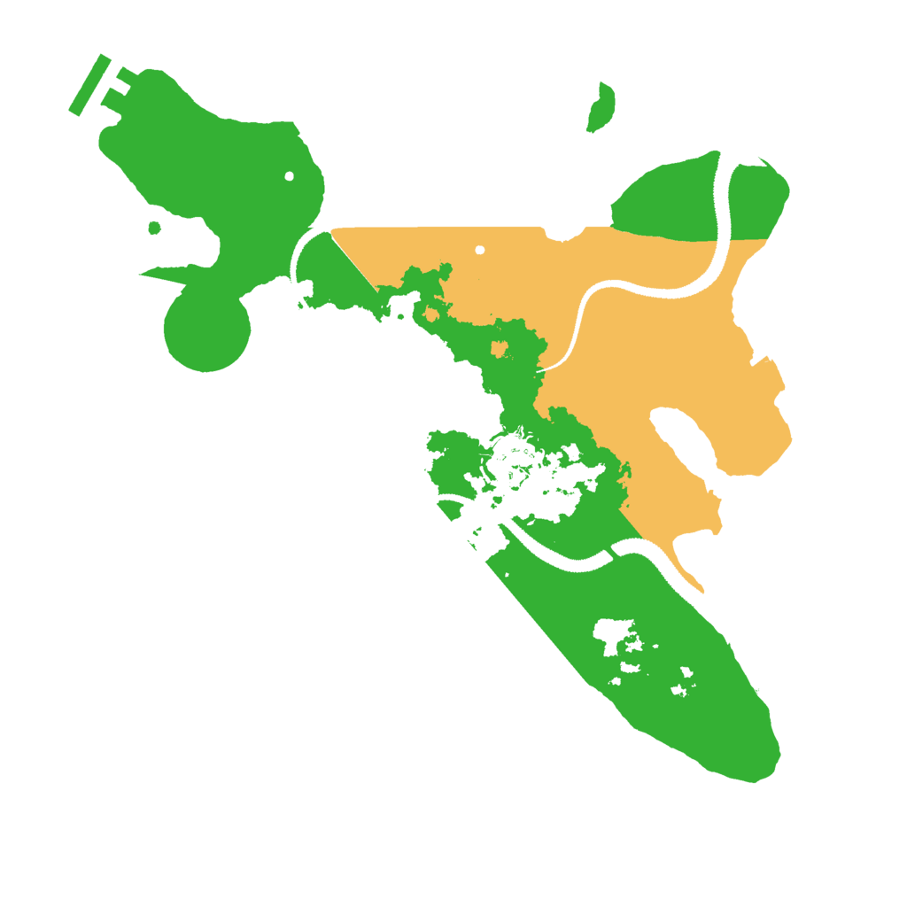 Biome Rust Map: Procedural Map, Size: 2800, Seed: 122800940