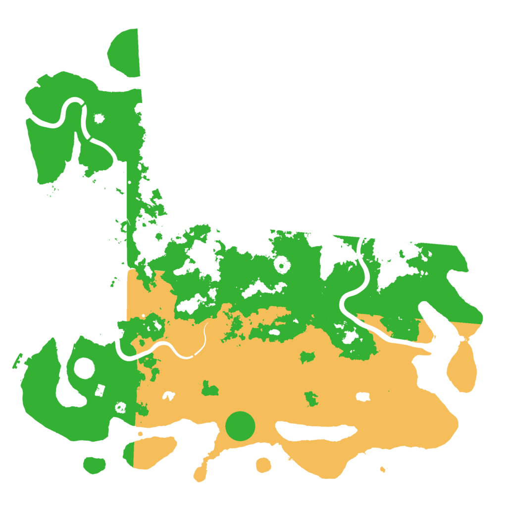 Biome Rust Map: Procedural Map, Size: 4500, Seed: 1100542529