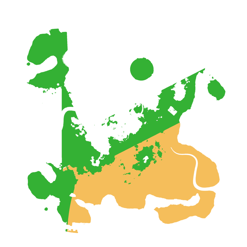 Biome Rust Map: Procedural Map, Size: 3000, Seed: 653675